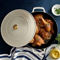 Staub Enameled Cast Iron French Crème Collection