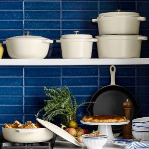 【STAUB / WILLIAMS-SONOMA】 Cast Iron Staub Enameled Cast Iron French Crème Collection | Williams Sonoma