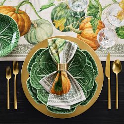 Garden Pumpkin Napkins, Set of 4