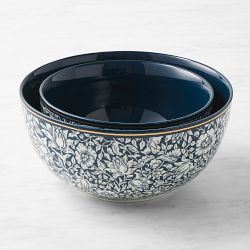 Morris &amp; Co. x Williams Sonoma Bluebell Mixing Bowls