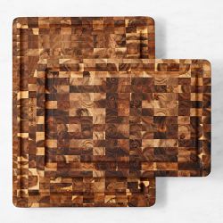 Williams Sonoma End-Grain Cutting &amp; Carving Board, Acacia