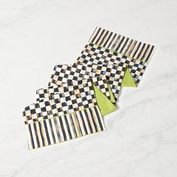 MacKenzie-Childs Courtly Check &amp; Stripe Table Runner