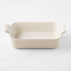 Le Creuset Heritage Stoneware Rectangular Dish, 10.5" X 7", Brioche