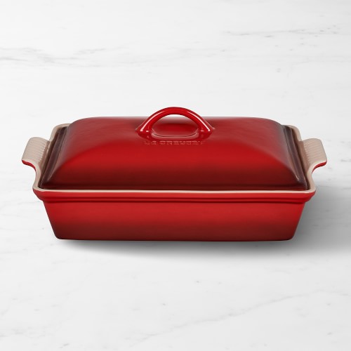 Le Creuset Heritage Stoneware Rectangular Covered Casserole, 12 1/2
