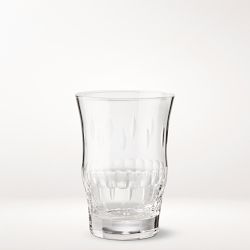 Victoria Cut Tumblers, Set of 4, Clear