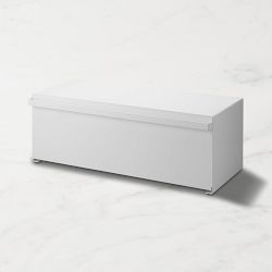 Yamazaki Home Tower Wide Bread Box, White