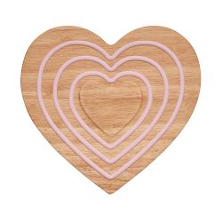 Le Creuset Heart Shaped Magnetic Wooden Trivet