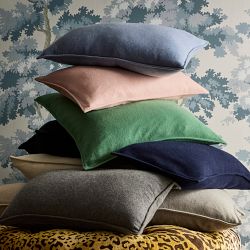 European Solid Cashmere Pillow Cover