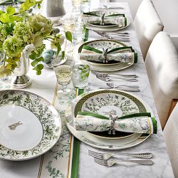 Garden Lattice Bunny Salad Plates, Set of 4