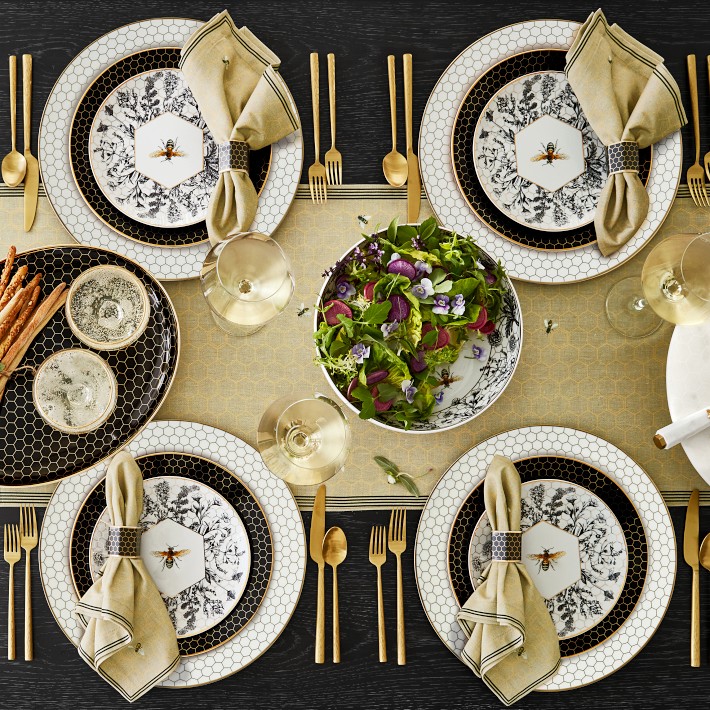 Honeycomb Dinner Plates | Williams Sonoma