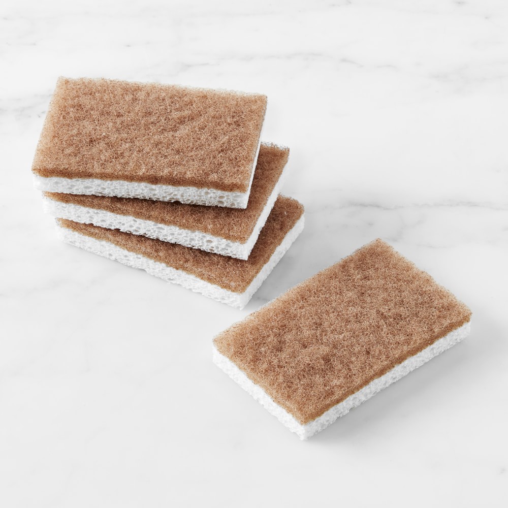 Full Circle In a Nut Shell Walnut Scrubber Sponge - Set of 4