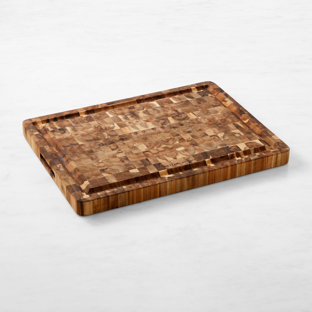 Williams Sonoma End-Grain Cutting & Carving Board, Acacia - Large, 20'x15 '