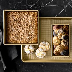 Williams Sonoma Goldtouch® Pro Nonstick Non Corrugated Three Quarter Sheet with Cooling Rack