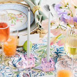 Floral Etched Tumblers, 9-oz