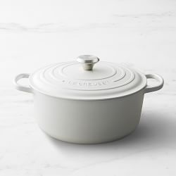 Le Creuset Signature Enameled Cast Iron Round Dutch Oven, 7 1/4-Qt., Matte White