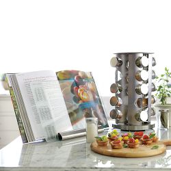 Brushed Stainless-Steel Spice Rack