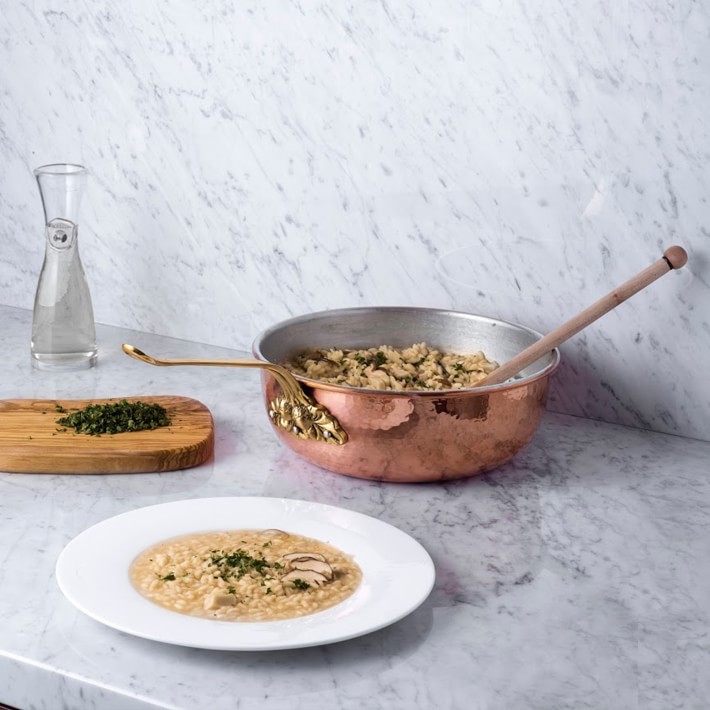 Ruffoni Historia Hammered Copper Chef's Pan with Acorn Handle