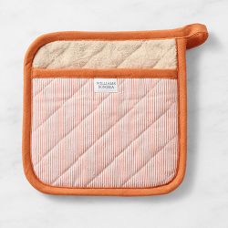 Williams Sonoma Heritage Stripe Potholder, Pumpkin