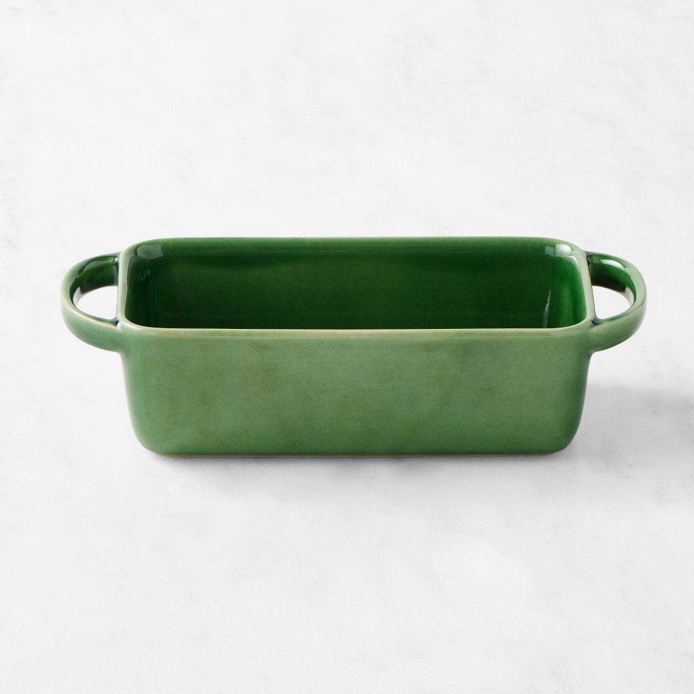 Williams Sonoma Essential Stoneware Loaf Pan, 10" - Green