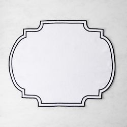 Cartouche Placemat, Black