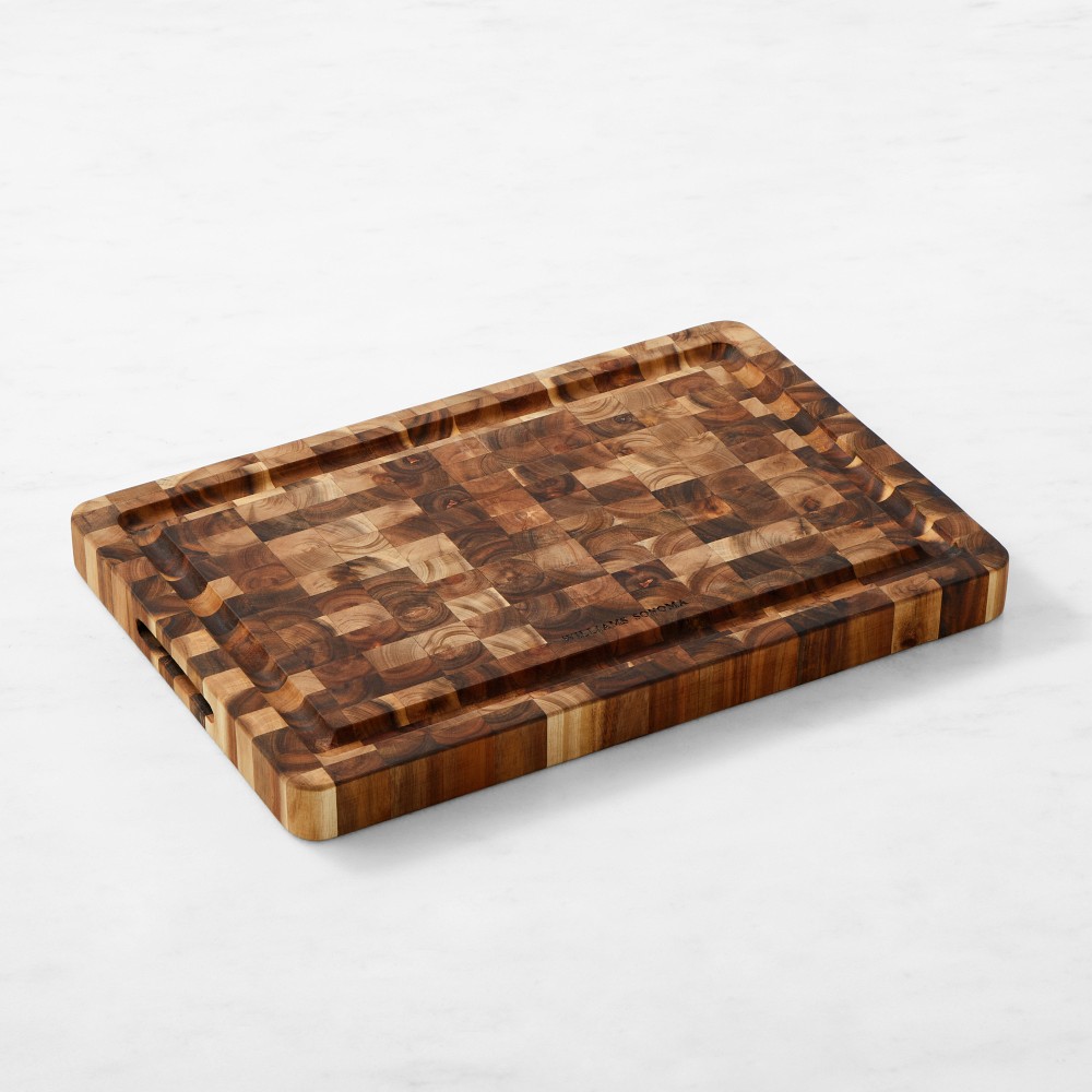 Williams Sonoma End-Grain Cutting & Carving Board, Acacia - Medium, 18'x12'