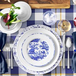 Pillivuyt French Toile Porcelain Dinnerware Collection