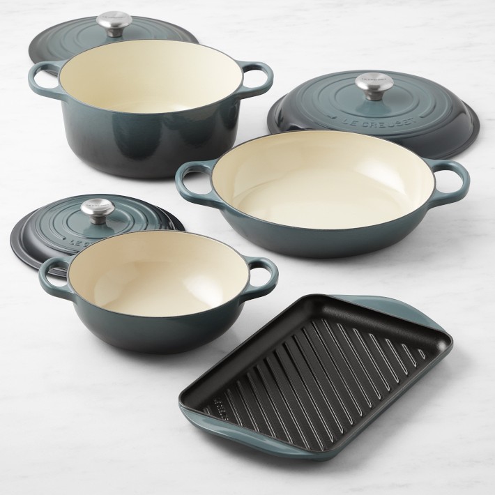 Le Creuset Signature Enameled Cast Iron 7-Piece Essential Cookware