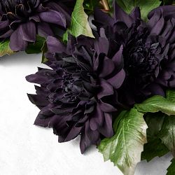 Jeff Leatham x Williams Sonoma Real Touch Faux Black Dahlia Stems, Set of 12