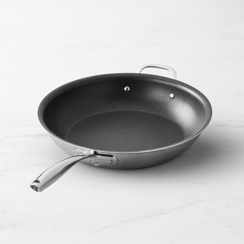 Williams Sonoma Thermo-Clad™ Stainless-Steel Nonstick Fry Pan, 14