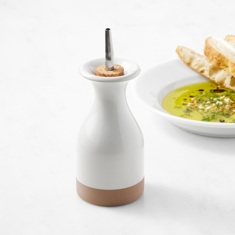 Williams Sonoma Ceramic Olive Oil Dispenser - 10 oz, Set of 2