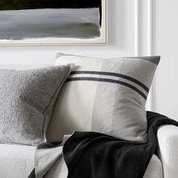 Plaid Lambswool Pillow Cover