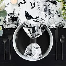 Spooky Soirée Toile Napkins, Set of 4