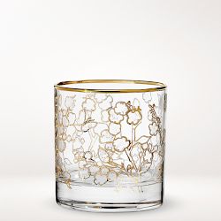 Cherry Blossom Double Old-Fashioned Glasses, Set of 4