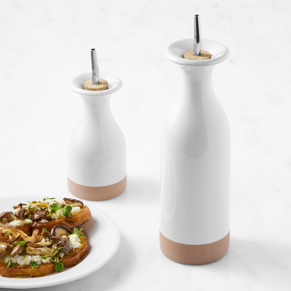 Williams Sonoma Ceramic Olive Oil Dispenser - Set of 2