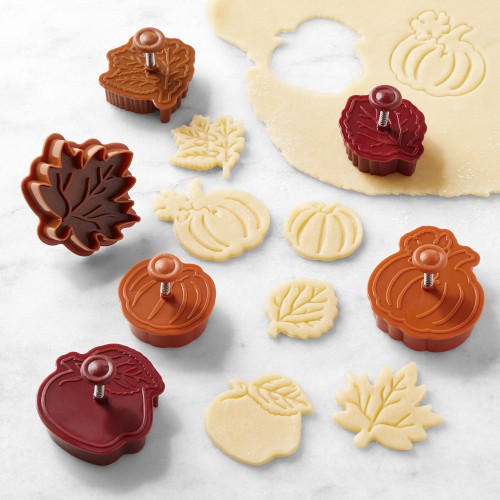 Williams Sonoma Fall Pie Punches, Set of 6