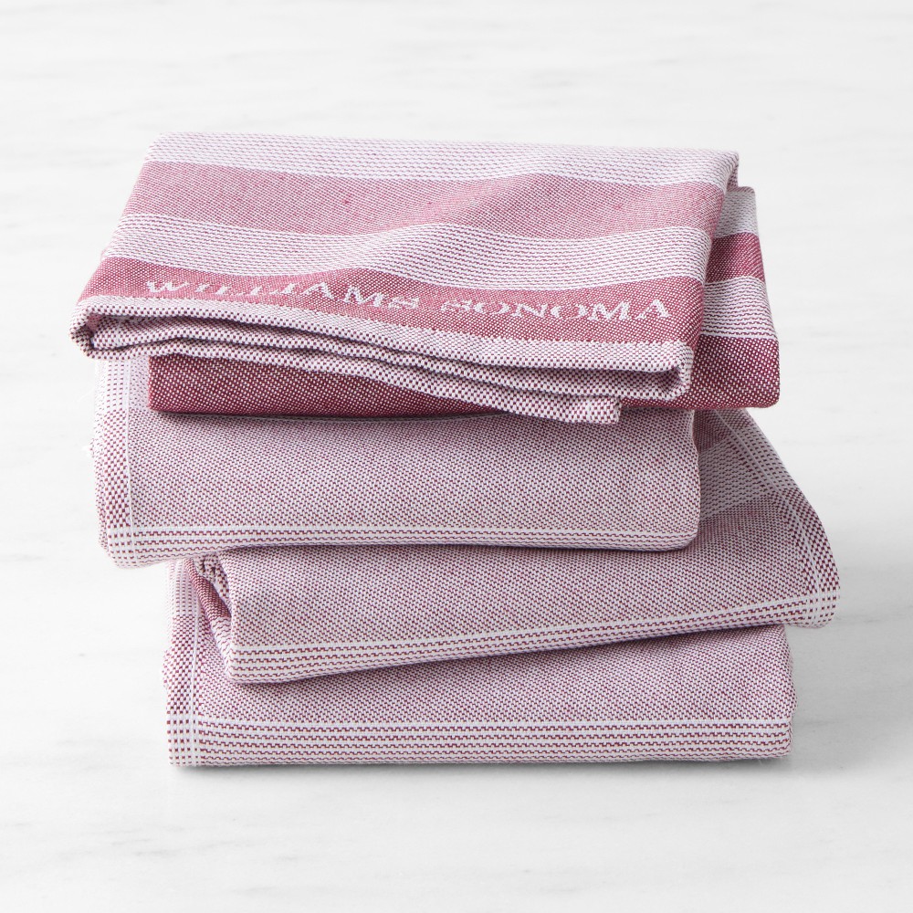 Williams Sonoma Logo Stripe Towels