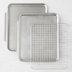 Williams Sonoma Thermo-Clad Stainless Steel Ovenware, Set of 3