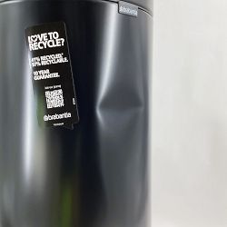 OPEN BOX: Brabantia NewIcon Step On Trash Can, 8 Gallon, Matte Black