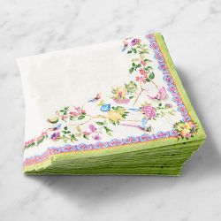 Famille Rose Paper Cocktail Napkins, Set of 20