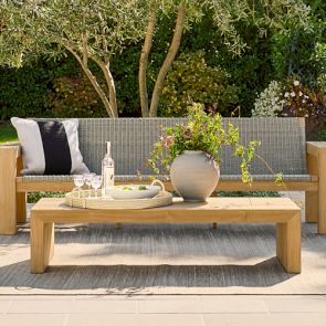 Larnaca Outdoor Teak Coffee Table | Patio Furniture | Williams Sonoma