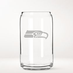 NFL Beer Can Glasses, Set of 4, Seattle Seahawks