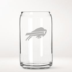 NFL Beer Can Glasses, Set of 4, Buffalo Bills