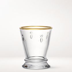 La Rochere Bee Gold Rim Tumblers, Set of 4