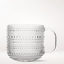 Fortessa Jupiter Coffee Cups, Set of 6, Clear