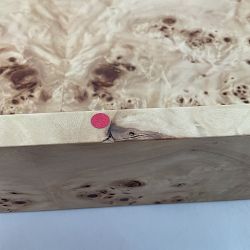 OPEN BOX:Burl Wood Tray, Rectangular