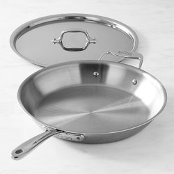 All-Clad G5™ Graphite Core Stainless-Steel Fry Pan with Lid, 12"
