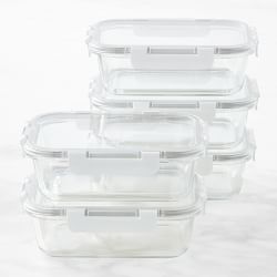 Hold Everything Rectangular Glass Food Storage Containers, 10-Piece Set