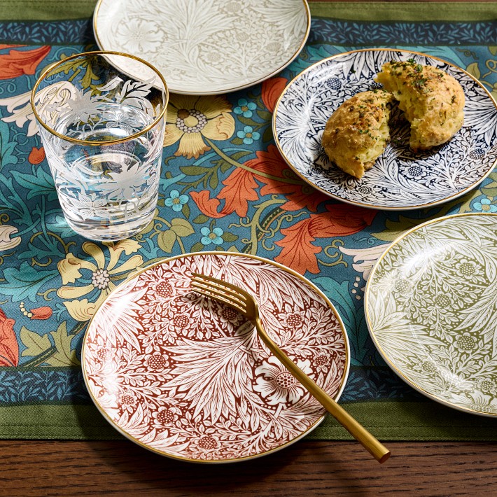 Morris & Co. x Williams Sonoma Bluebell Appetizer Plates, Set of 4