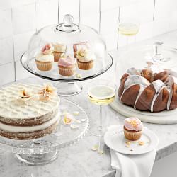 Glass Domed Cake Plate/Punch Bowl