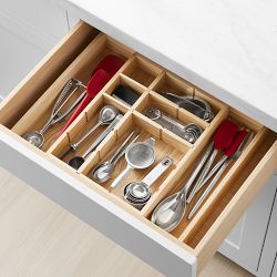 Hold Everything Sectioned Storage Tray, Ashwood